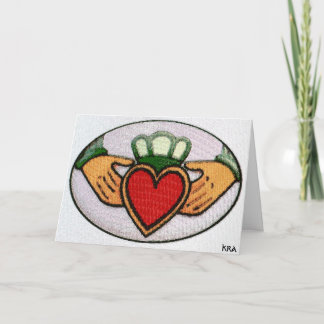 Cartão Claddagh Note Cards, Heartfelt Tha... - Customized