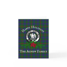 Clan Agnew Crest & Tartan Holiday