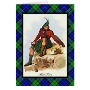 Cartão Clan MacKay Scottish Dreams