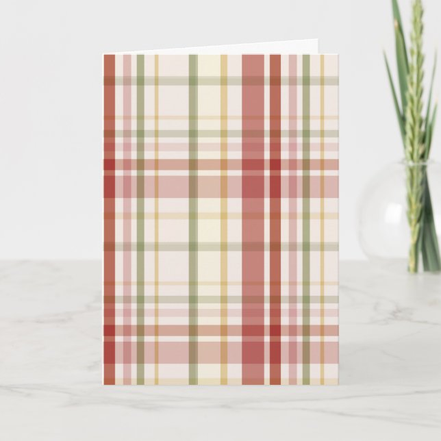 Cartão Clan Stewart Tartan (Frente)