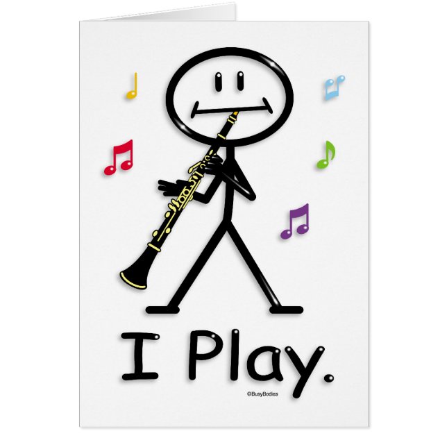 Cartão Clarinete (Frente)