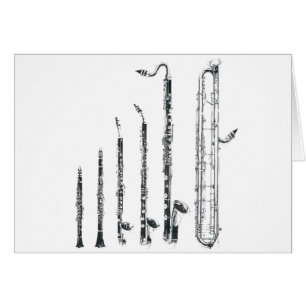 Cartão clarinetes
