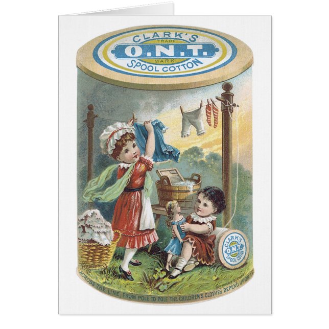 Cartão Clarks ONT Spool Cotton (Frente)