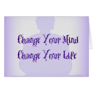 Cartão claro da mente