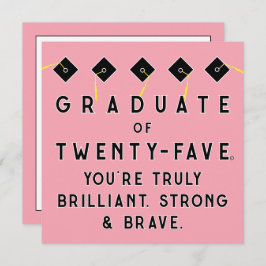 Cartão Classe Creative Graduation de 2025