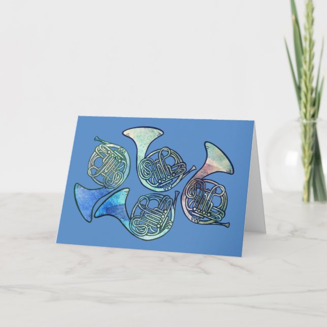 Cartão Classe de Banda de Corno Francês (Frente)