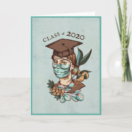 Cartão Classe de graduação de 2020