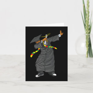 Cartão Classe De Graduação De Dabbing De 2024 Black Histo