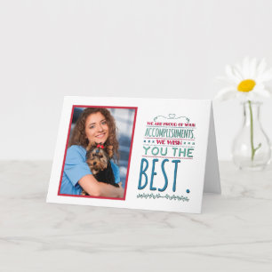 Cartão Classe de Graduação do Formando Moderno de 2021