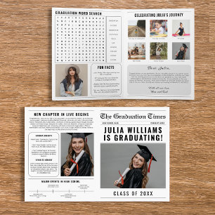 Cartão Classe De Jornais De Prop De Foto Para Graduação 2