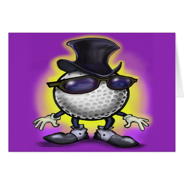 Cartão Classe do golfe (Frente Horizontal)