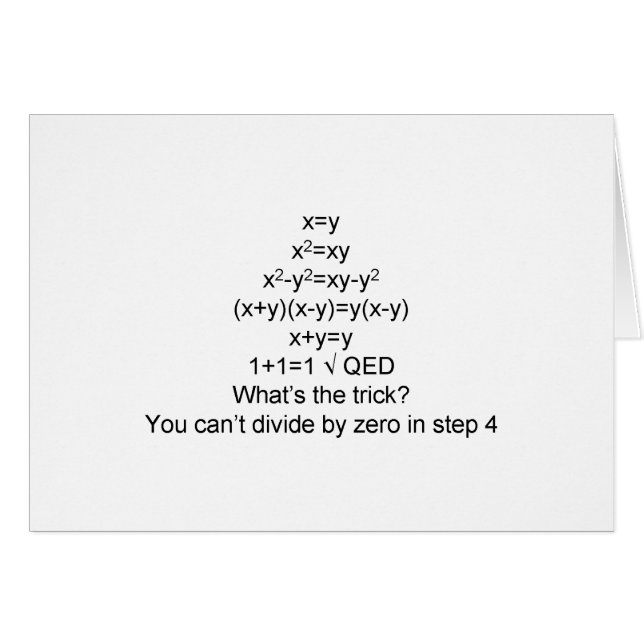 Cartão Classe feliz da matemática (Frente Horizontal)