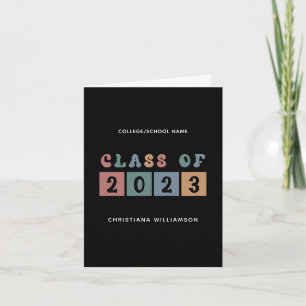 Cartão Classe Retroativa Personalizada de Graduação 2023