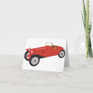 Cartão Classic Red Car Note Cards