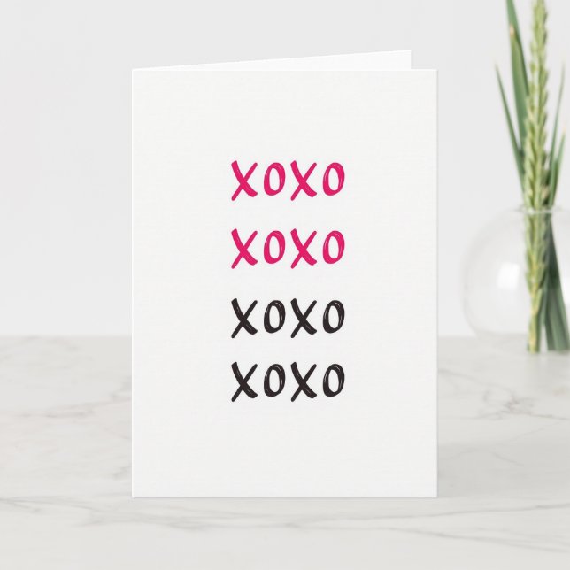 Cartão Classic Xoxo I Love You Card (Frente)
