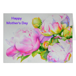 Cartão Clássica elegante, cor branca de pénia rosa, cor-d