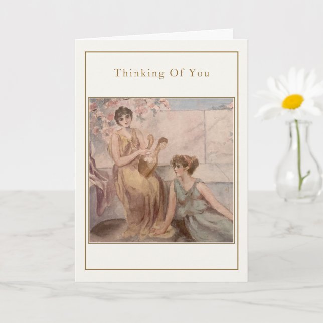 Cartão Classical Ladies – “Thinking of You” Card (Planta pequena)