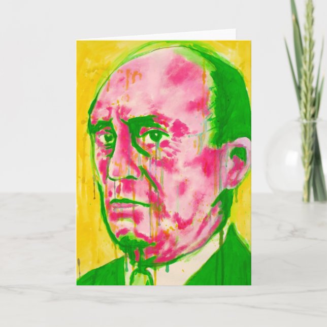 Cartão Classical Music Greeting Card - Schoenberg (Frente)