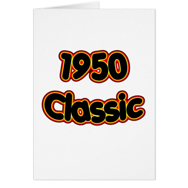 Cartão Clássico 1950 (Frente)