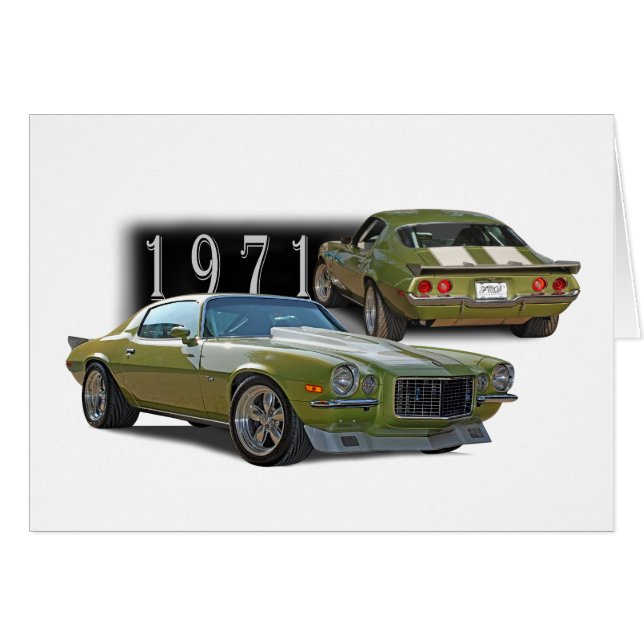 Cartão Clássico 1971 (Frente Horizontal)