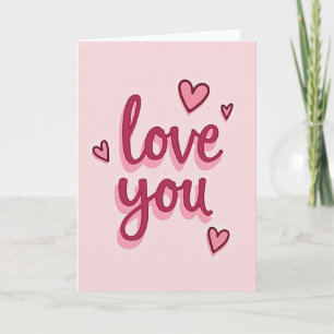 Cartão Clássico de Amor Romântico
