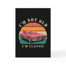 Cartão clássico de aniversário