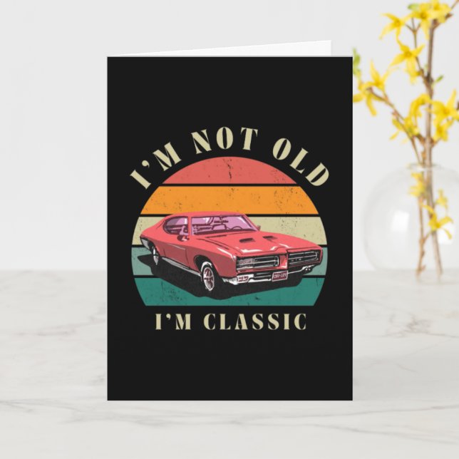 Cartão clássico de aniversário (Flor Amarela)