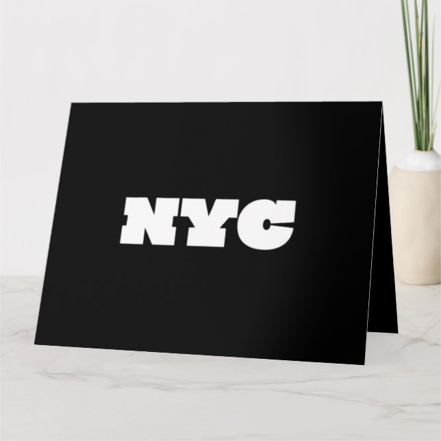 Cartão Clássico de NY (Frente)