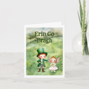Cartão Clássico do Dia de São Patrício de Leprecha