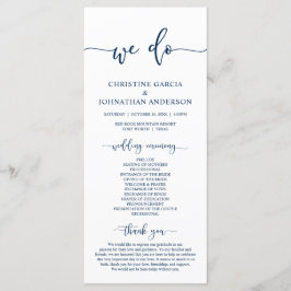 Cartão Clássico do Programa de Casamento Clássico