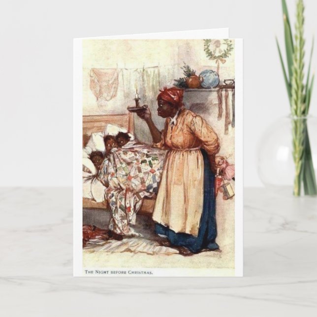 Cartão Clássico - Regras para a Noite de Natal antes de D (Frente)