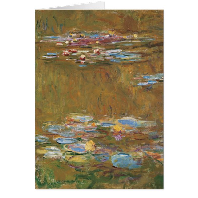 Cartão Claude Monet A Galeria De Lily De ÁguaHD (Frente)