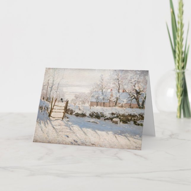 Cartão Claude Monet - A Mídia (Frente)