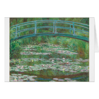 Cartão Claude Monet, A Ponte Japonesa