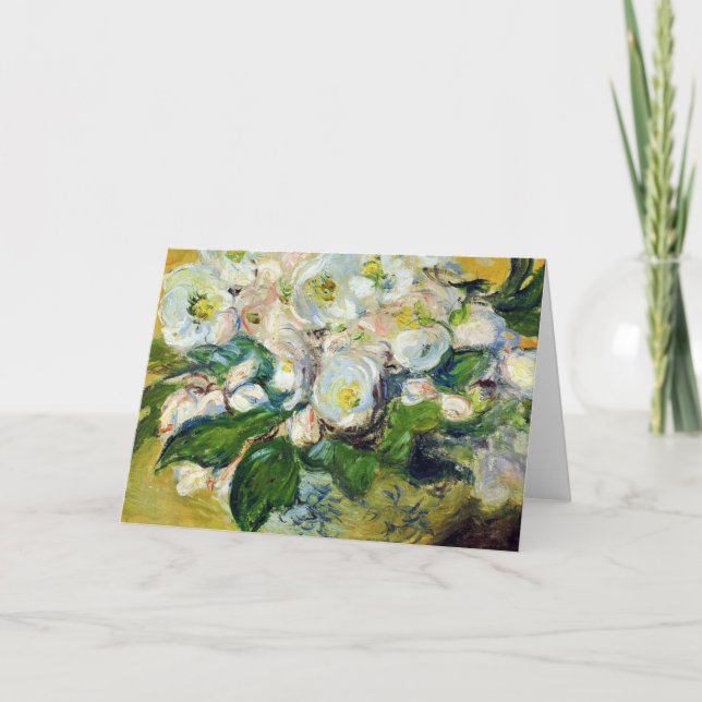 Cartão Claude Monet - Christmas Roses (Frente)