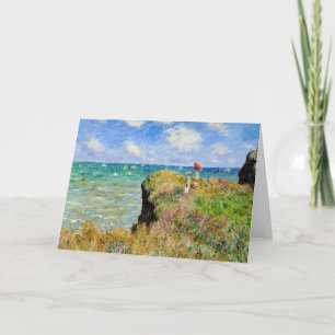 Cartão Claude Monet Clifftop Walk