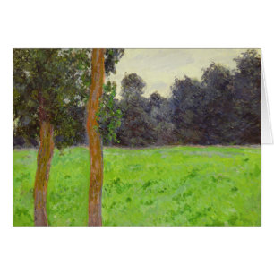 Cartão Claude Monet Deux Arbres dans la Prairie