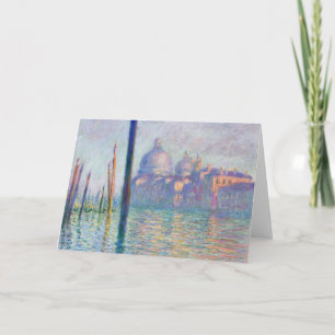 Cartão Claude Monet - Grande Canal, Veneza