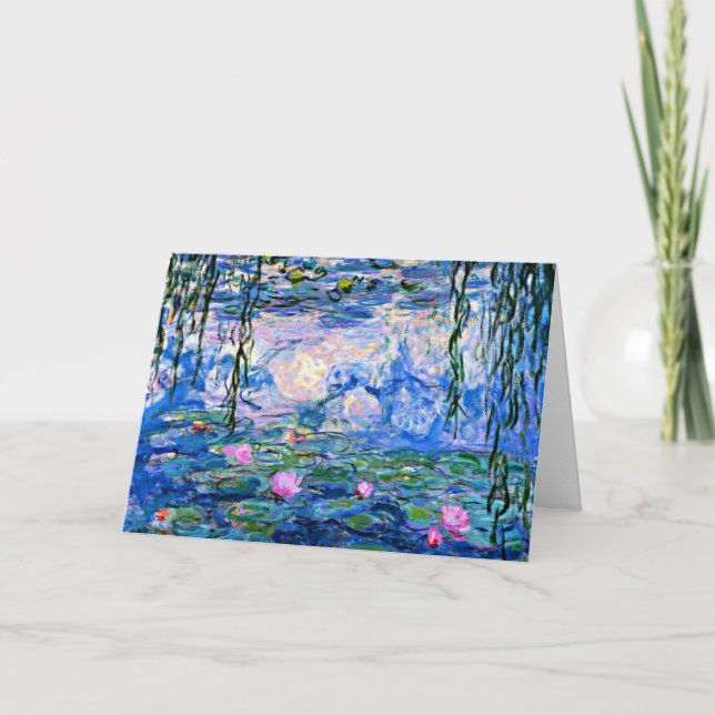 Cartão Claude Monet - Lírios Água, 1919, (Frente)