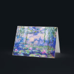 Cartão Claude Monet - Lírios/Ninfas 1919<br><div class="desc">Lírios/Ninfas (W.1852) - Claude Monet,  Petróleo na Canvas,  1916-1919</div>