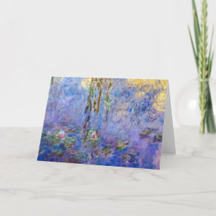 Cartão Claude Monet - Nenúfares