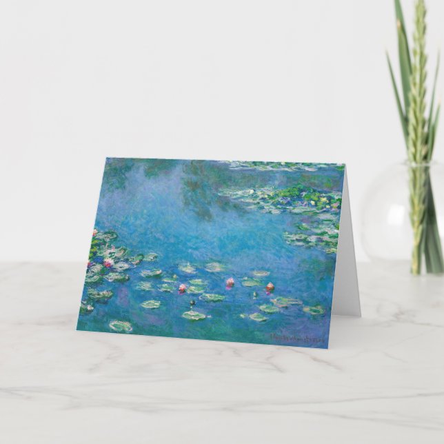 Cartão Claude Monet - Nenúfares 1906 (Frente)