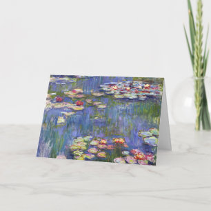 Cartão Claude Monet - Nenúfares / Ninféias