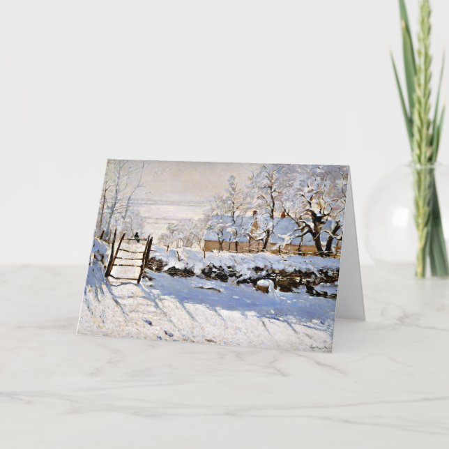 Cartão Claude Monet, O Mágico, (Frente)