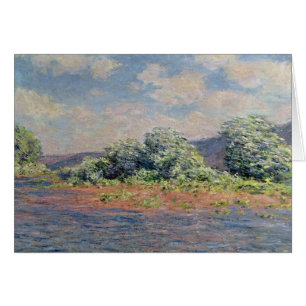 Cartão Claude Monet   o Seine no Porto-Villez, c.1890