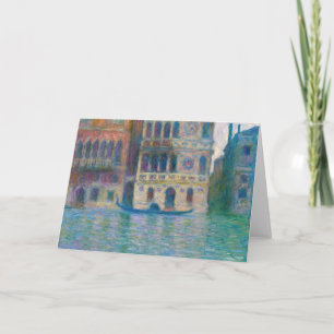 Cartão Claude Monet - Palazzo Dario