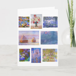 Cartão Claude Monet, Pinturas de Belas Artes, Impressioni