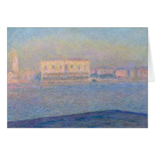 Cartão Claude Monet The Doge's Palace Seen from San Gio