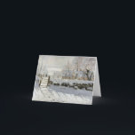 CARTÃO CLAUDE MONET THE MAGPIE<br><div class="desc">MONET: THE MAGPIE,  c1868. Oil on canvas,  Claude Monet,  c1868.</div>