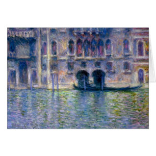 Cartão Claude Monet Veneza